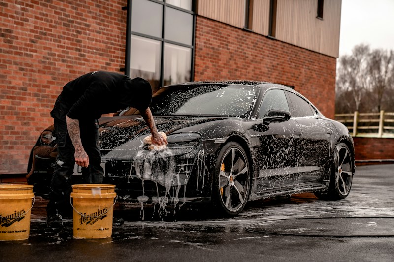 Lavage auto : photo d’illustration